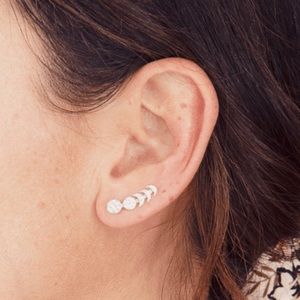 Bonito Jewelry Moon Phase Ear Climbers
